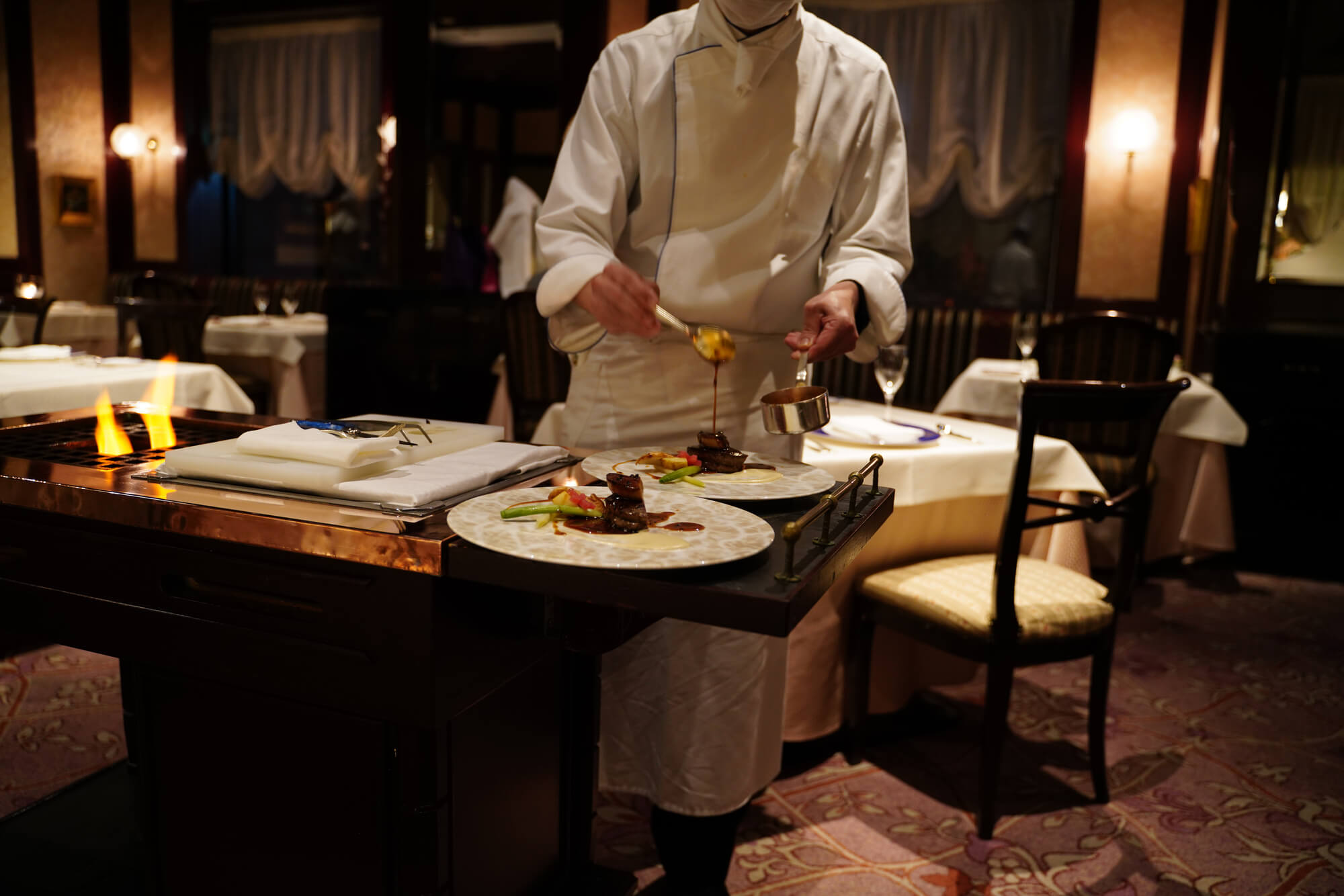 フレンチの原価率